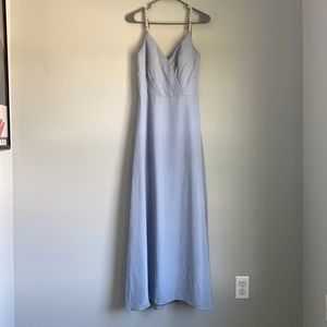 Hayley Paige Blue Bridesmaid Dress